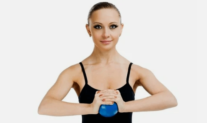 The exercises of the chest and hands